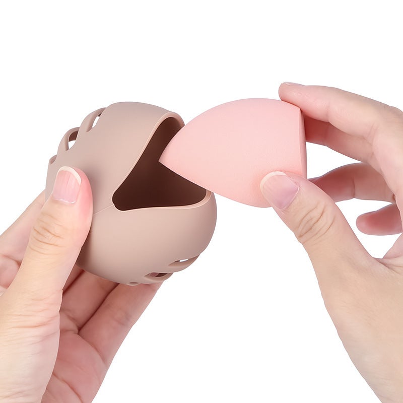 Longtao Silicone Makeup Sponge Storage Bag Storage Box Dustproof Breathable Powder Puff Portable Storage Case Storage Bag Cosmetic Bag - Image 5